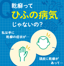 乾癬ってひふの病気じゃないの?