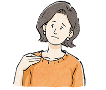 イラスト_骨や関節に痛みや腫れなどが現れることがあります