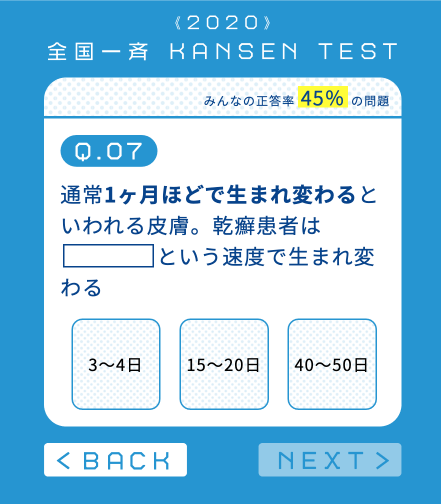 2020 全国一斉 KANSEN TEST